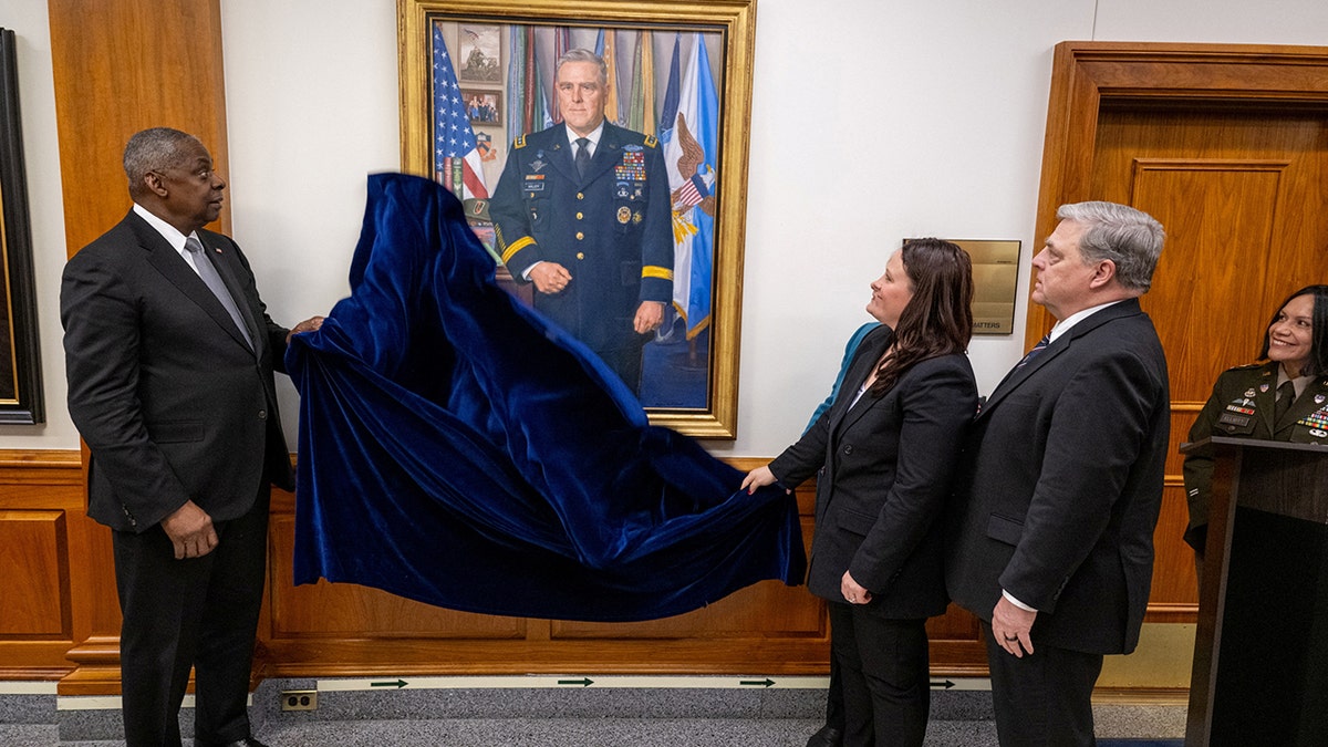 Milley portrait in the Pentagon