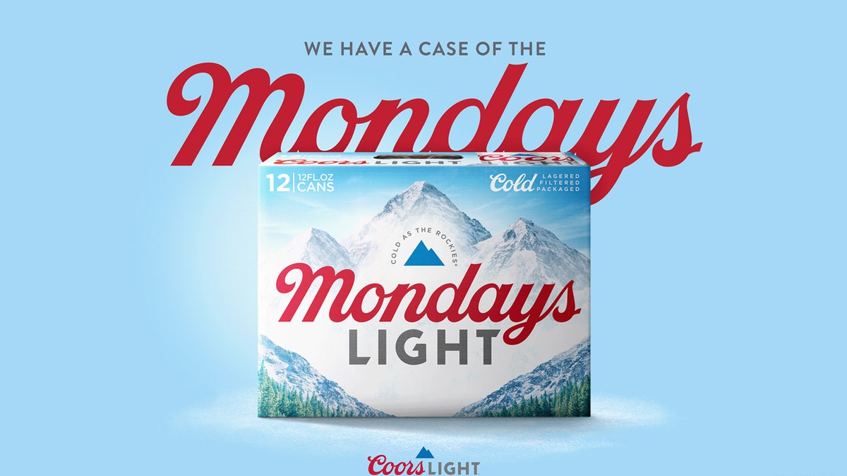 Coors Light is becoming "Mondays Light" for a limited time.