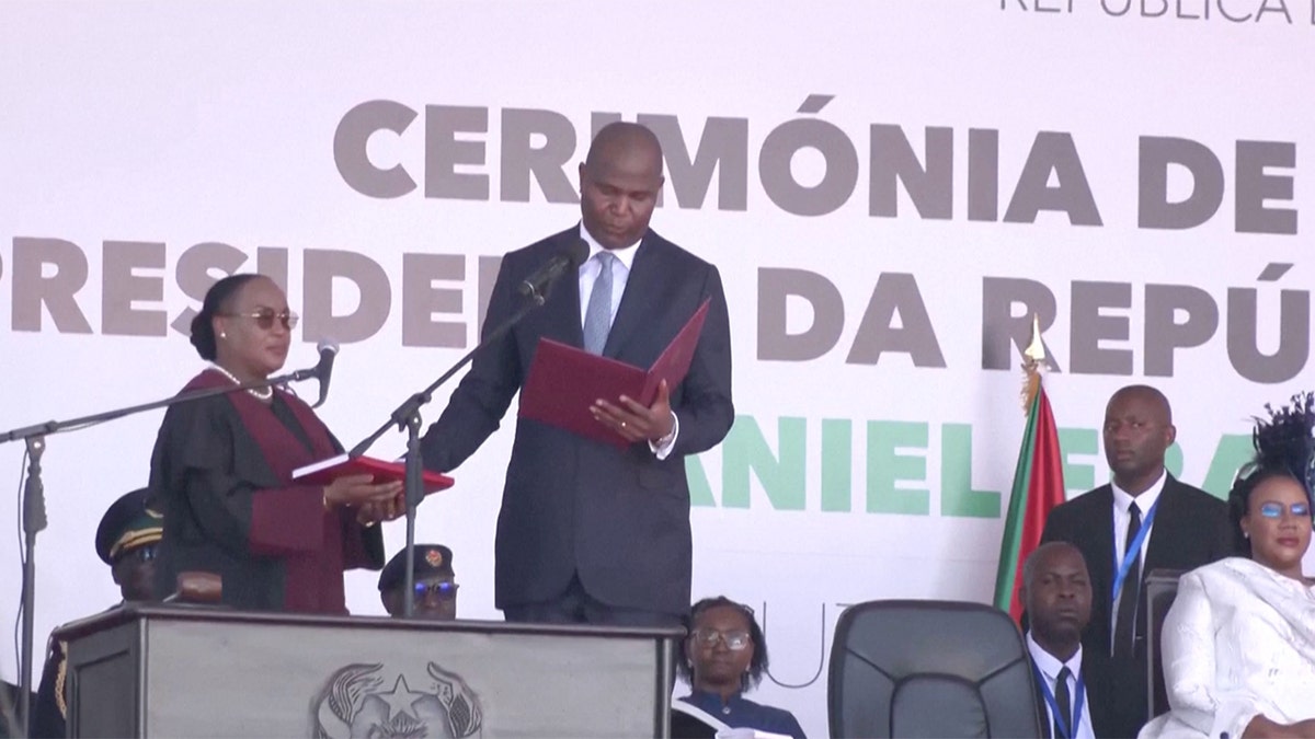 Daniel Chapo, of Mozambique's ruling Frelimo party, was sworn in as president on Wednesday (15 January) in a sparsely attended ceremony after months of protests against his controversial election win.