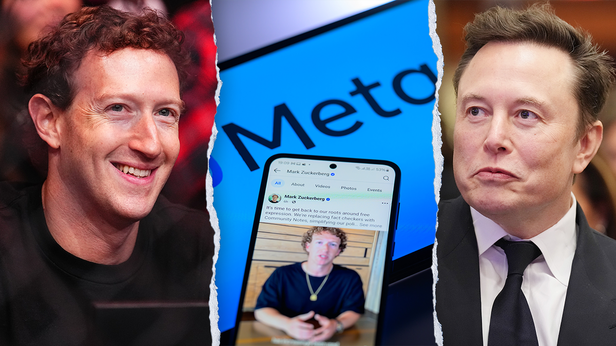 Zuckerberg Musk Meta التحقق من الحقائق