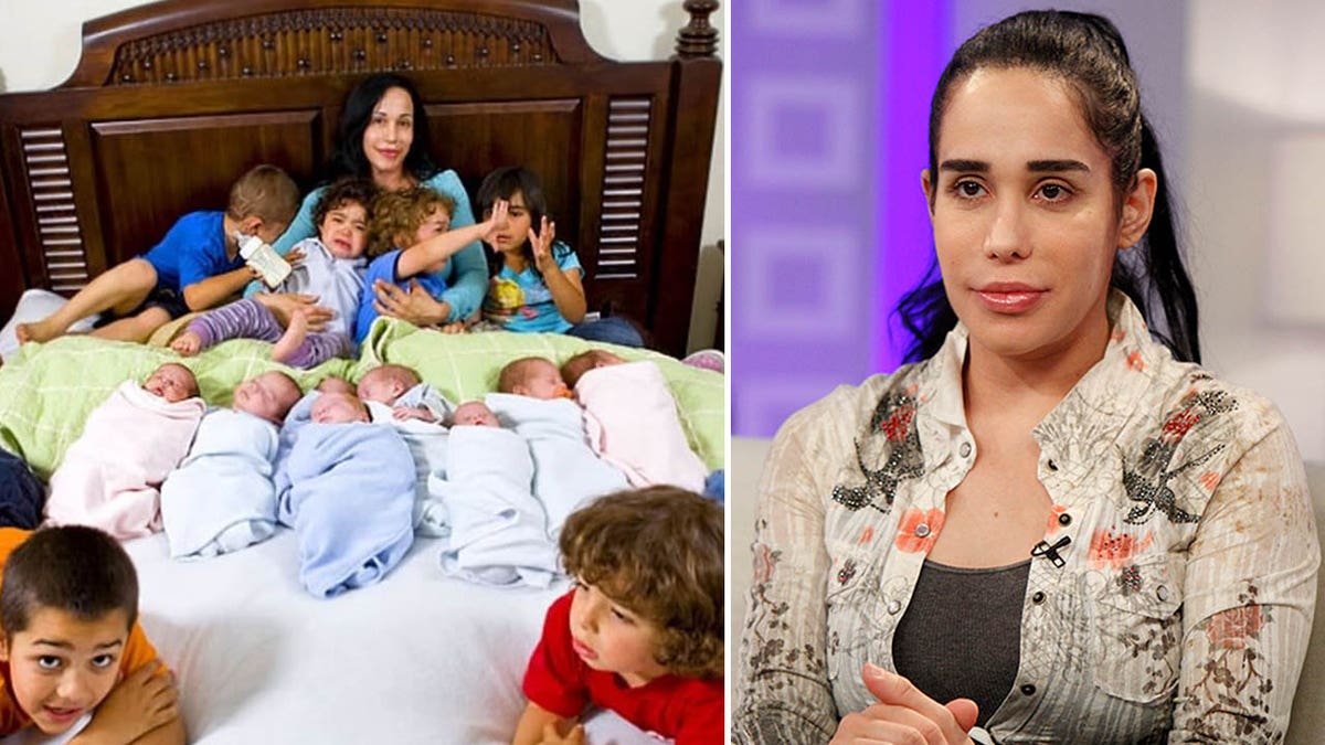 octomom nadya suleman with 14 kids/nadya sitting in chair