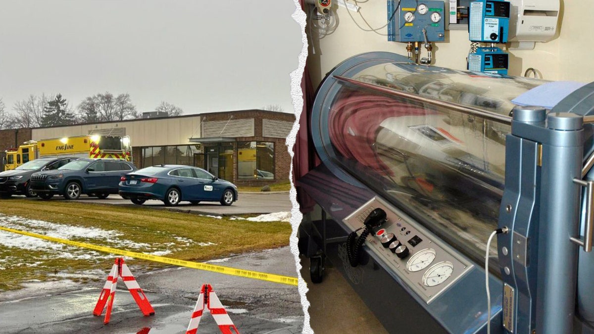 Scene where a child in michigan died after an oxygen therapy is explained.