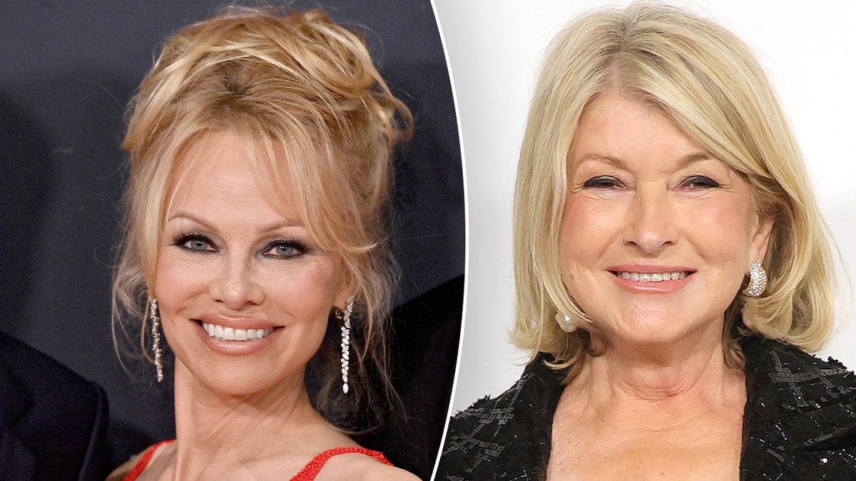 Pamela Anderson and Martha Stewart