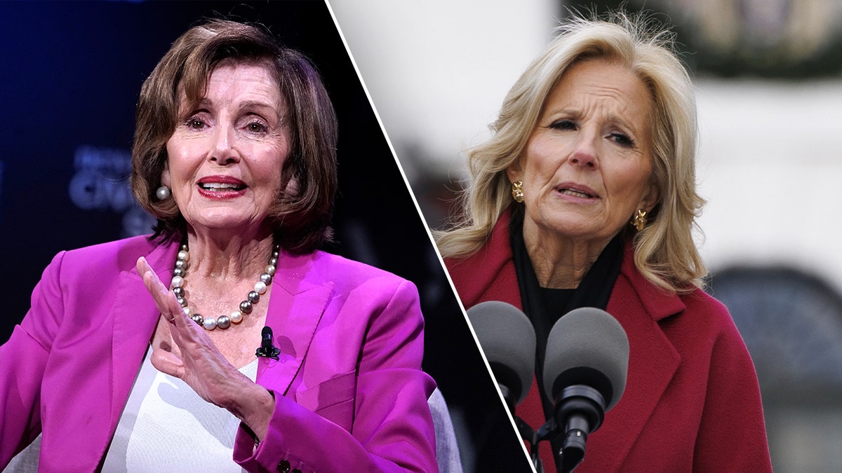 Jill Biden and Nancy Pelosi