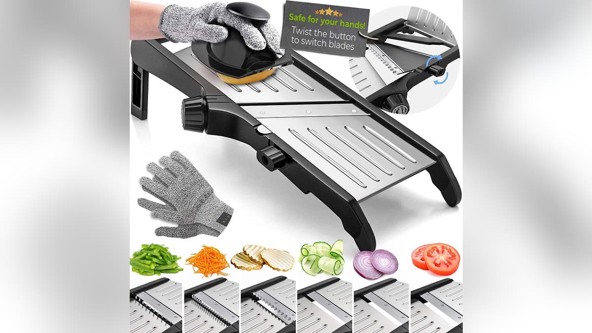 Use this tool to make slicing toppings easy.