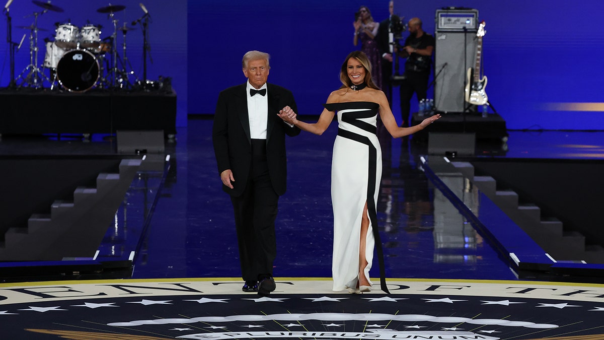 President DonaldTrump and Melania Trump inaugural ball