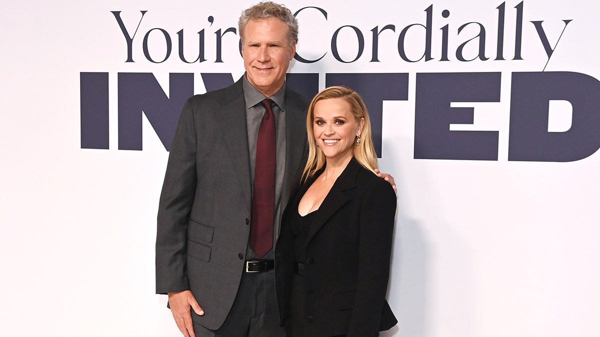 Reese Witherspoon and Will Ferrell at the "You're Cordially Invited" UK Special Screening