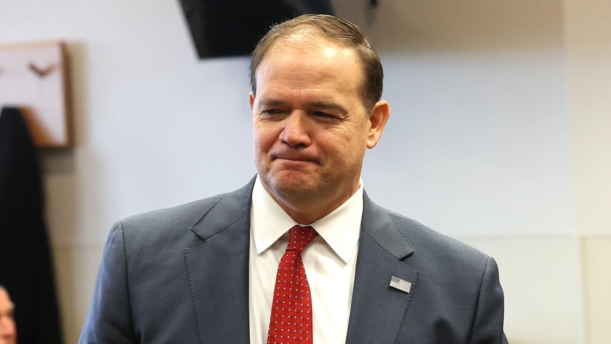 Suffolk County District Attorney Ray Tierney standing in court in Riverhead New York