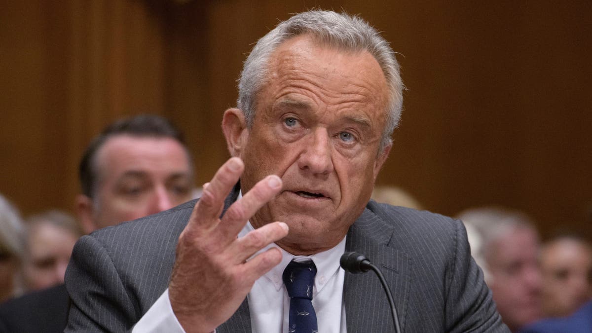 Robert F. Kennedy Jr., President Trump's nominee for HHS secretary, testifies during a Senate Committee connected  Health, Education, Labor and Pensions confirmation proceeding  connected  Jan. 30, 2025.