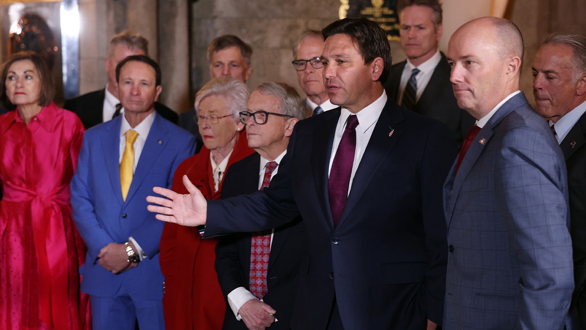 Florida Governor Ron DeSantis speaks