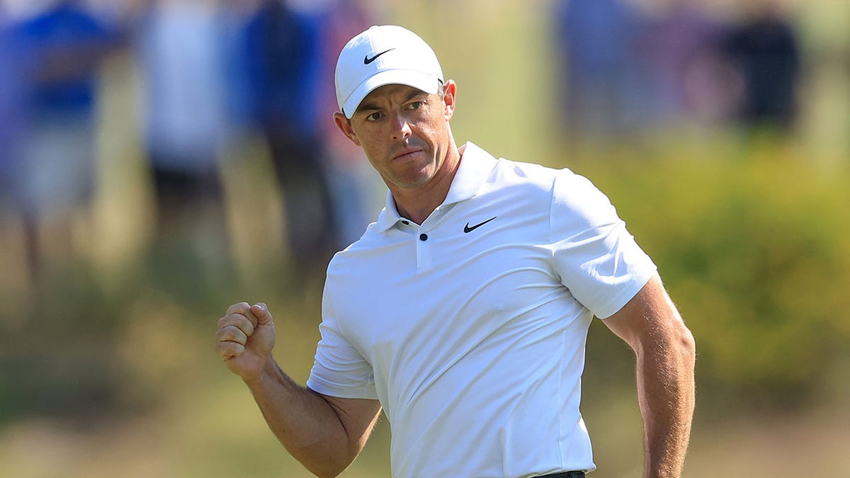 Rory McIlroy fist pump