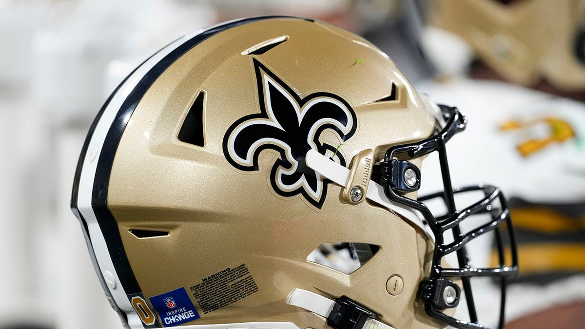 Saints helmet