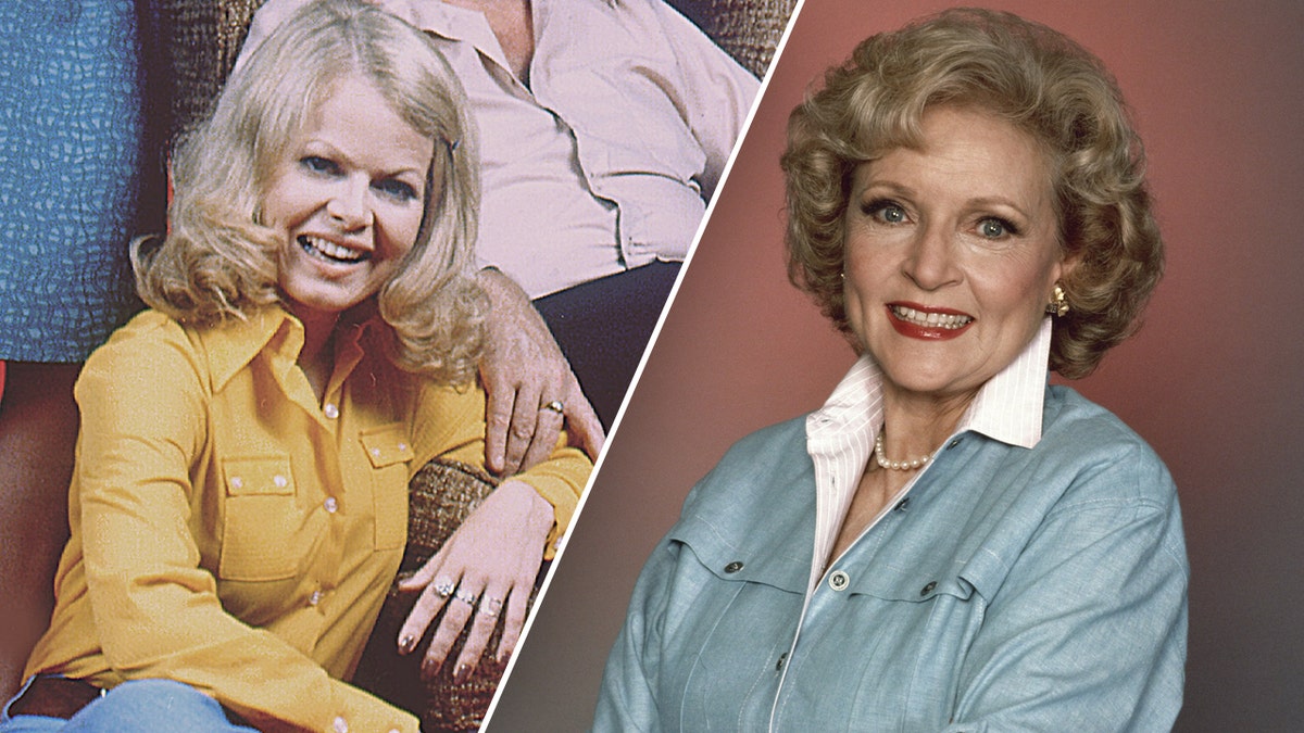 Sally Struthers and Betty White split