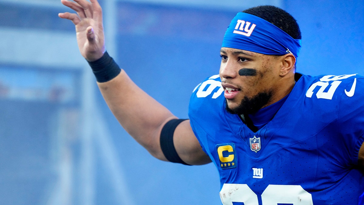 Saquon Barkley at Metlife