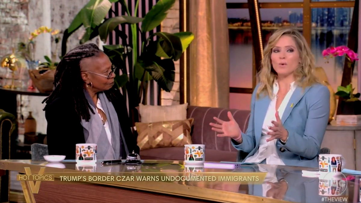 Sara Haines speaks on "The View"