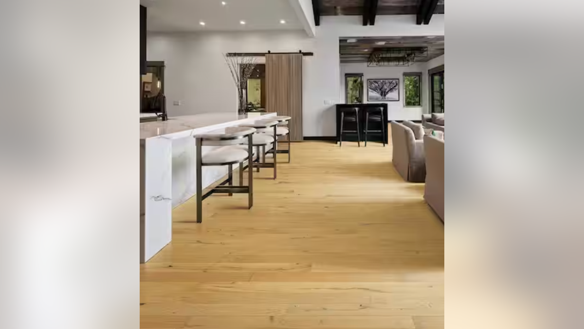 This engineered hardwood is easy to keep clean.?