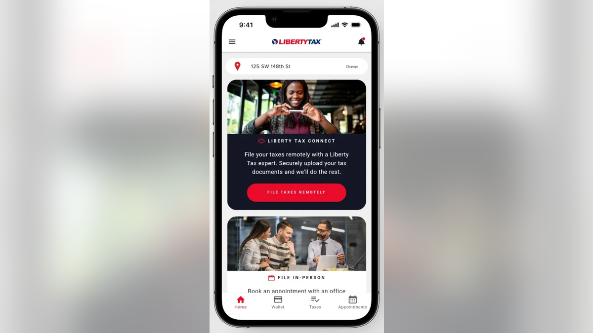 Complete your taxes easily online or via Liberty Tax's app. 