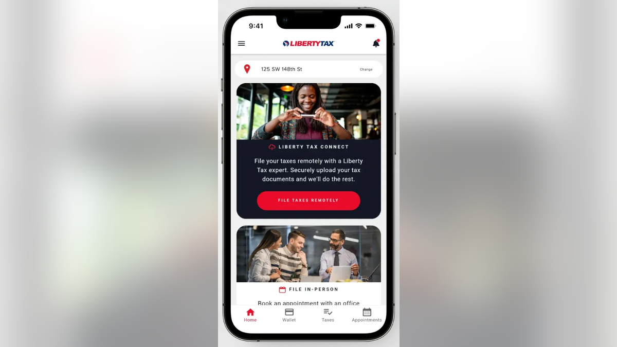 Complete your taxes easily online or via the Liberty Tax app.