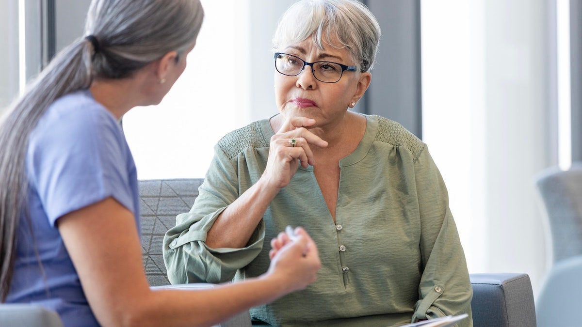 Senior woman doctor