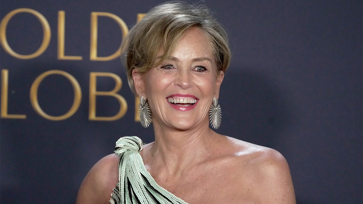 Sharon Stone at the Golden Globes