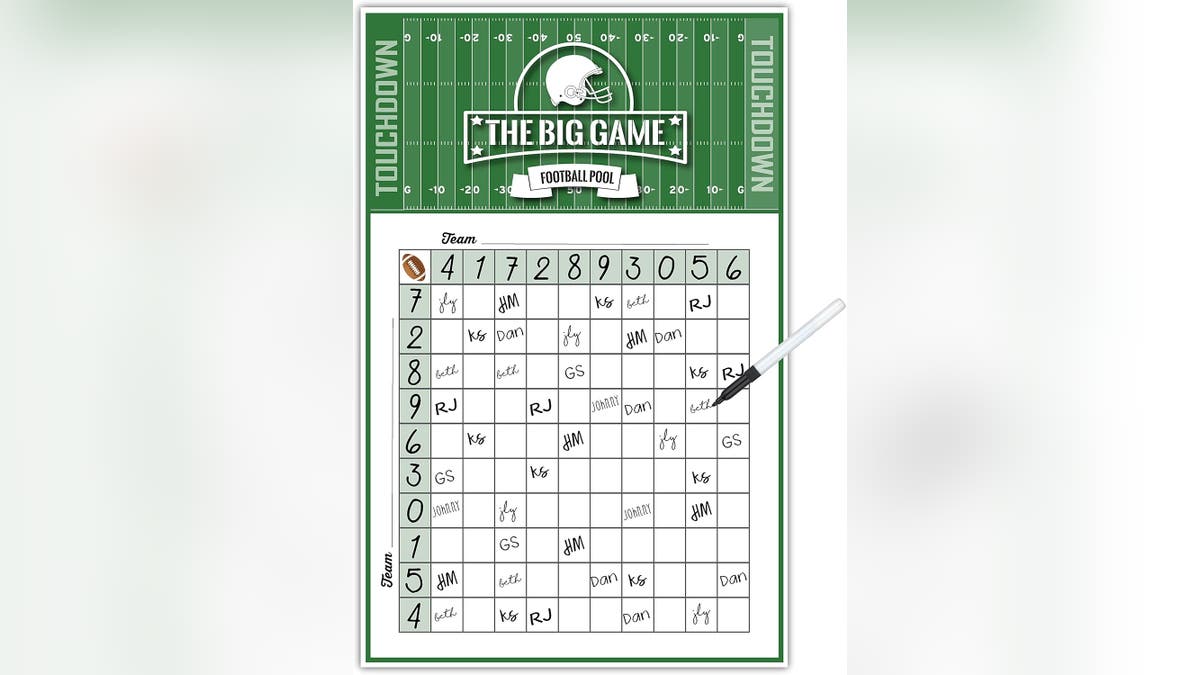 Add a game of football square to the event.