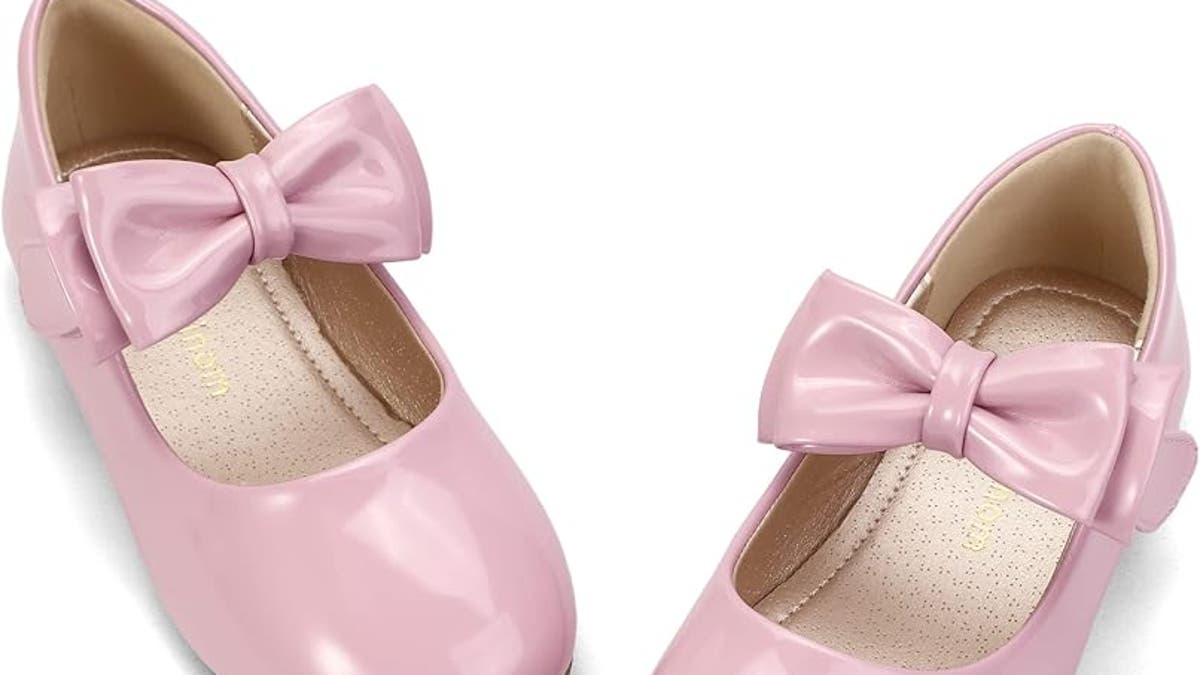 These adorable shoes are perfect for the occasion.