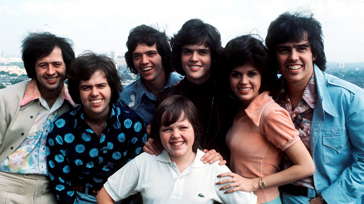 The Osmond siblings in 1975