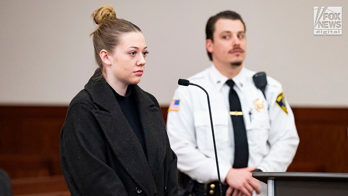 Kelsy Brainard is arraigned in Worcester District Court in Massachusetts