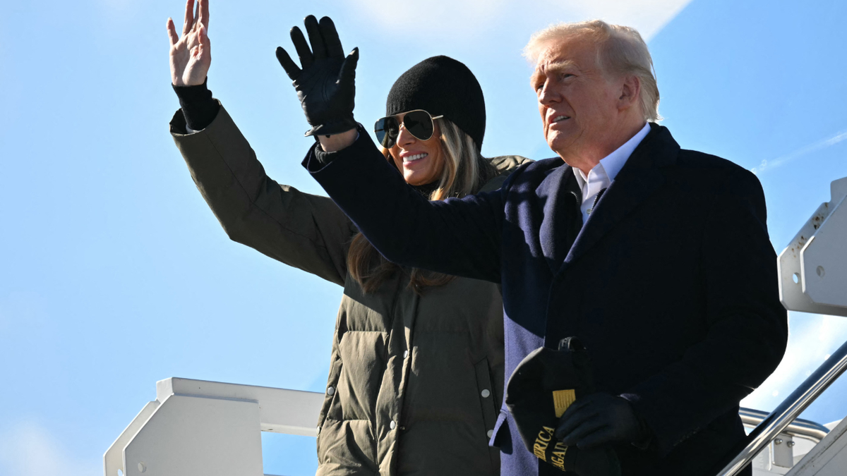 President Trump and Melania Trump