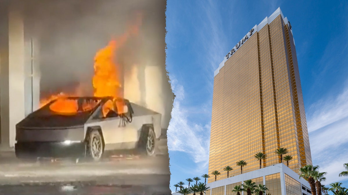 1 dead, 7 injured after Tesla Cybertruck catches fire outside Trump Hotel in Las Vegas