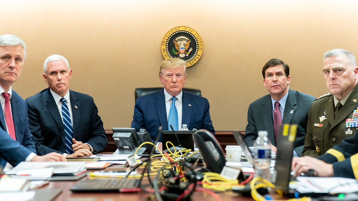 Trump in the situation room 