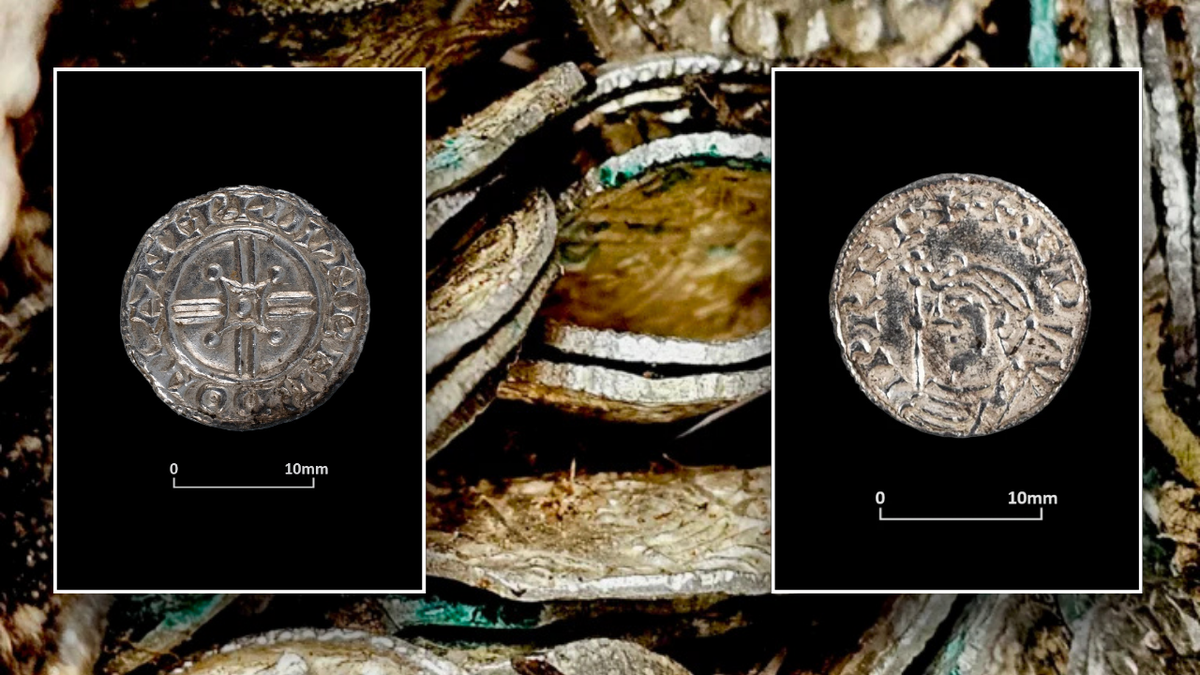 Split images of coins