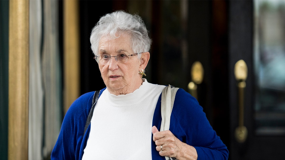 Rep. Virginia Foxx, R-N.C., leaves the House Republican Conference meeting at the Capitol Hill Club on Wednesday, May 16, 2018. 