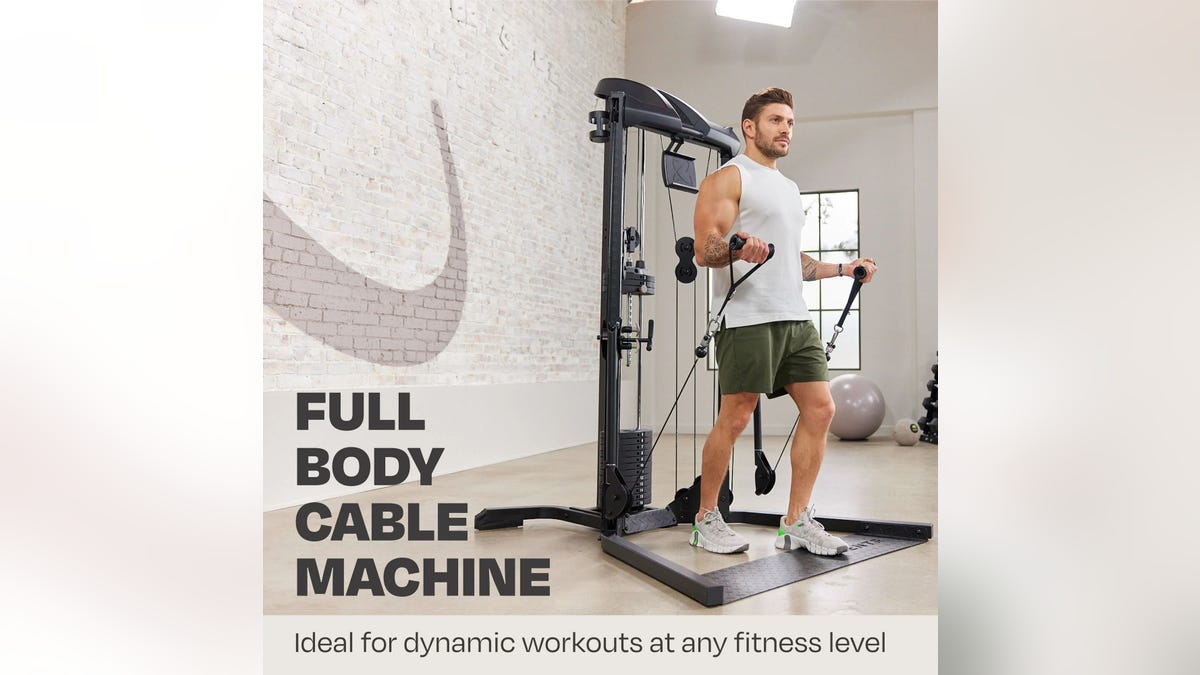 This machine delivers a whole body workout.