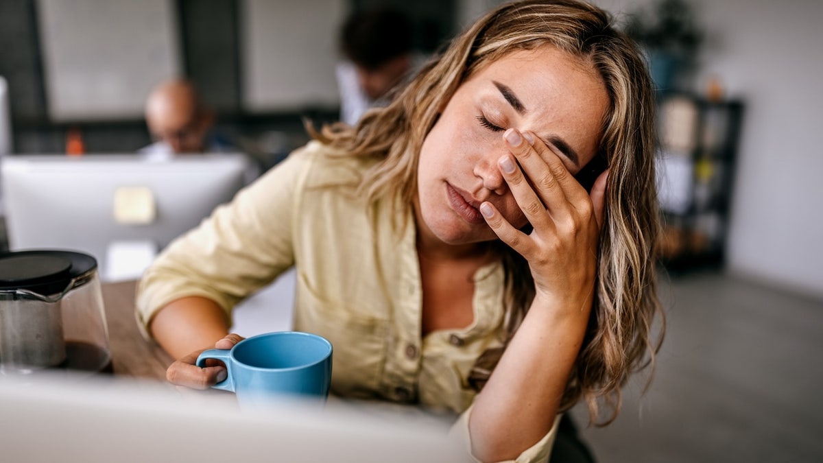 Tired woman