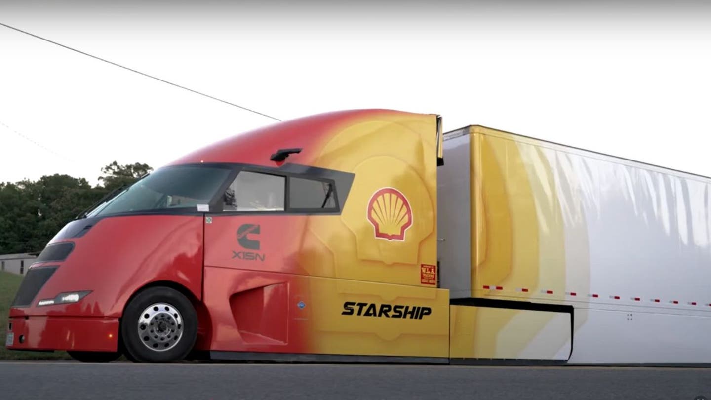 1 the future of trucking rolls forward in shells experimental big rig