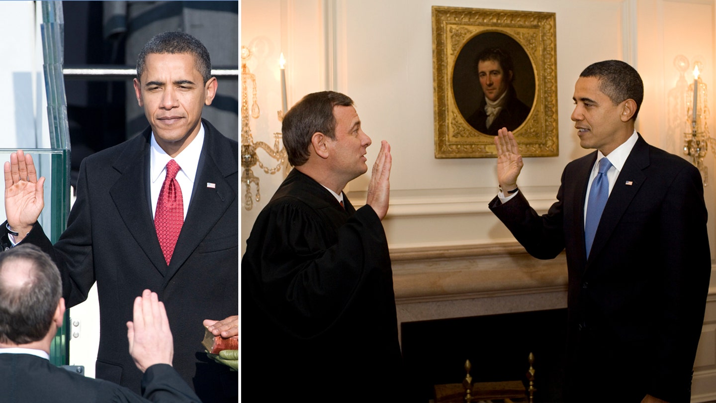 barack obama swearing in