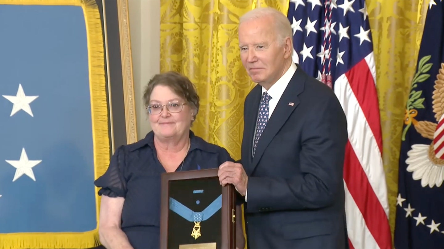 biden medal of honor debra