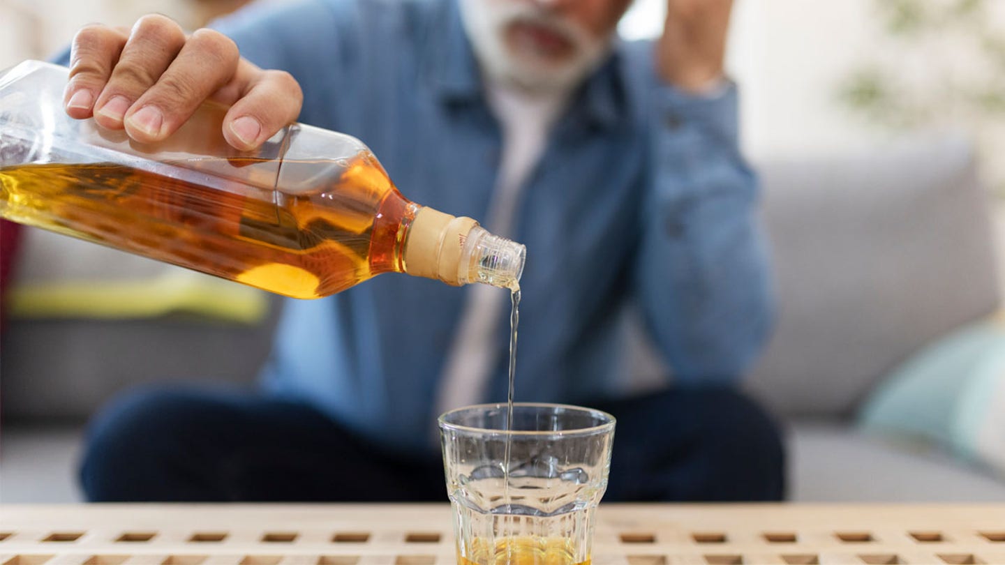 pour whiskey
