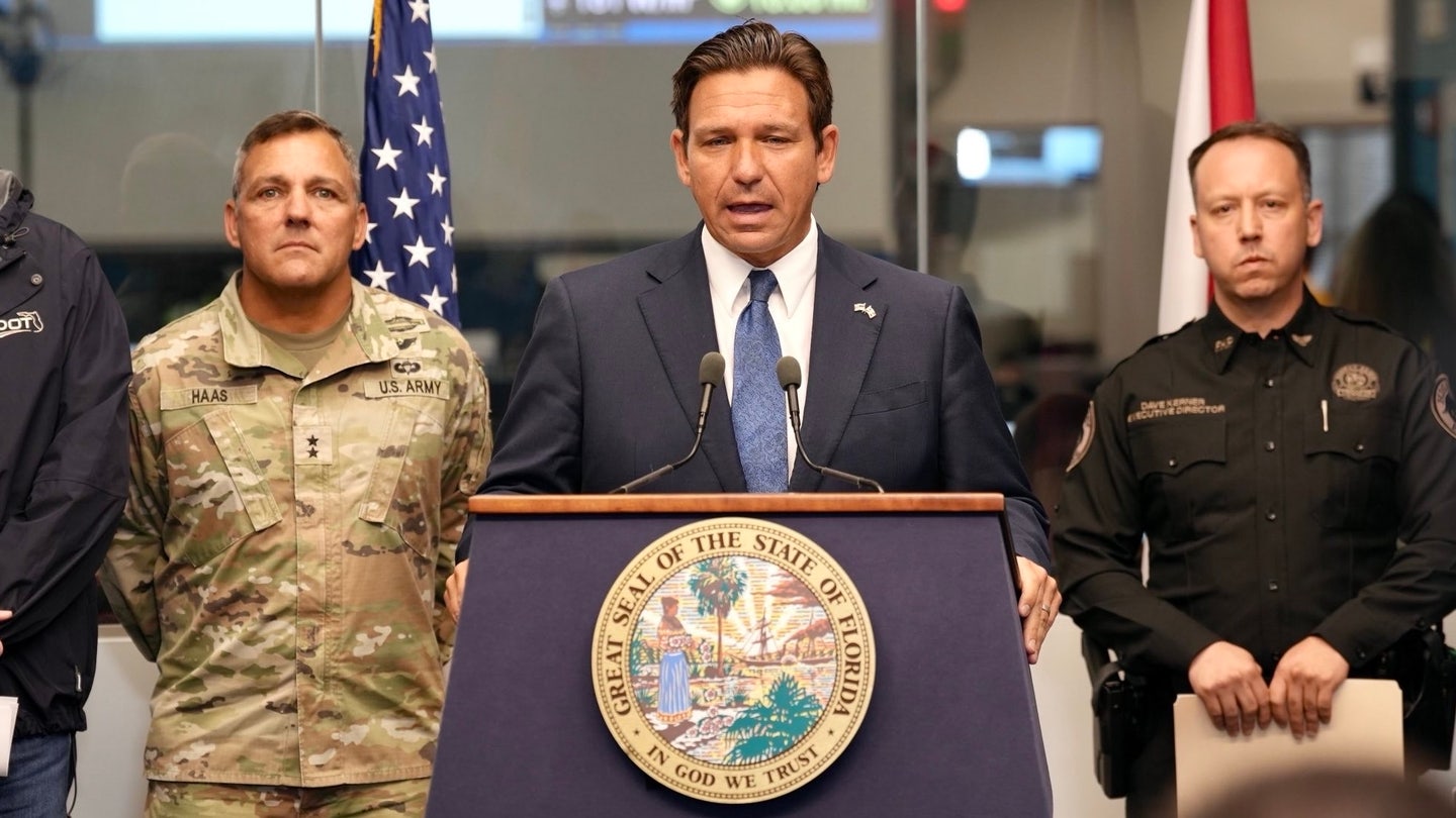 ron desantis hurrican news conf. oct 9 2024