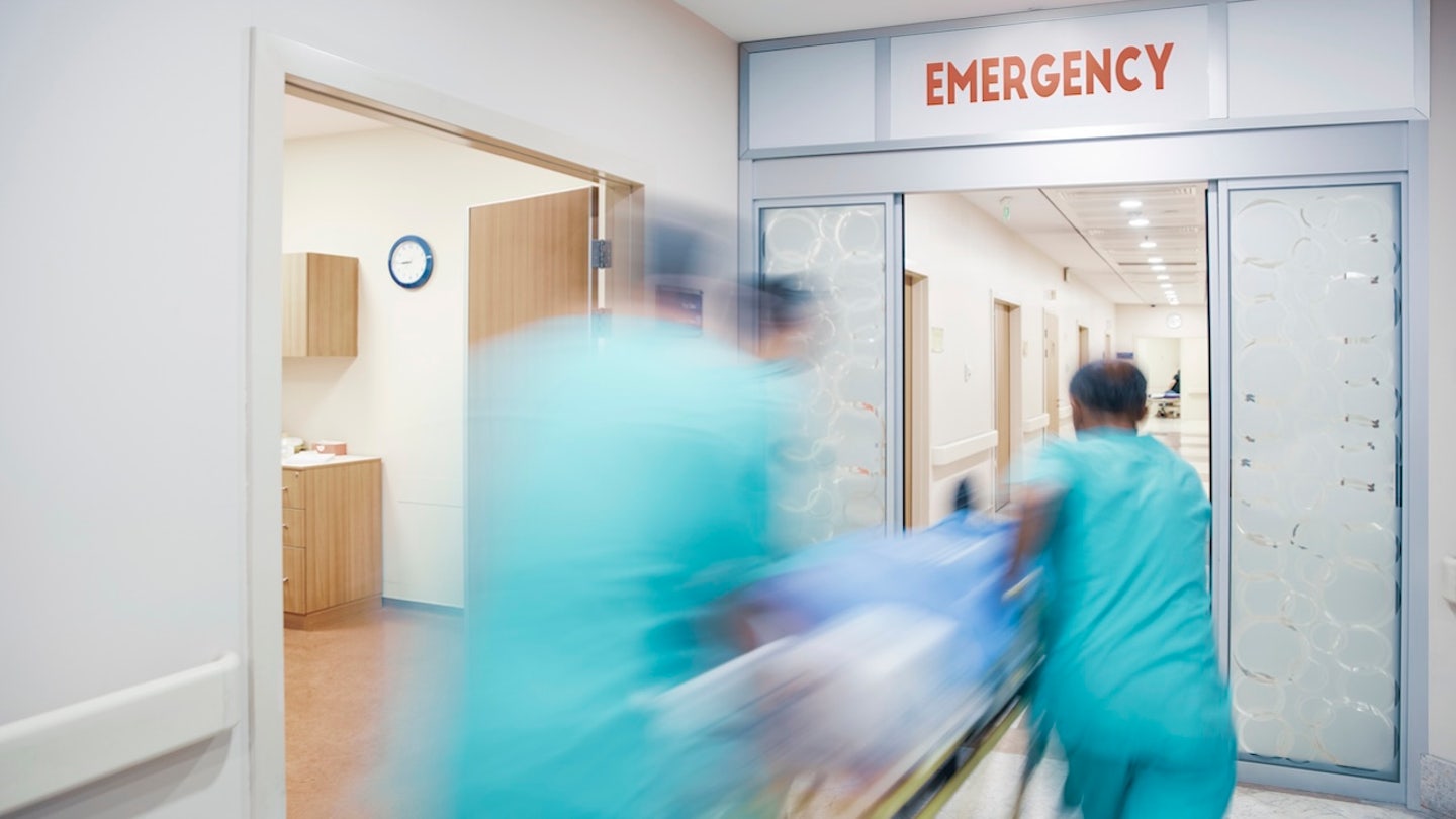 rush to emergency room