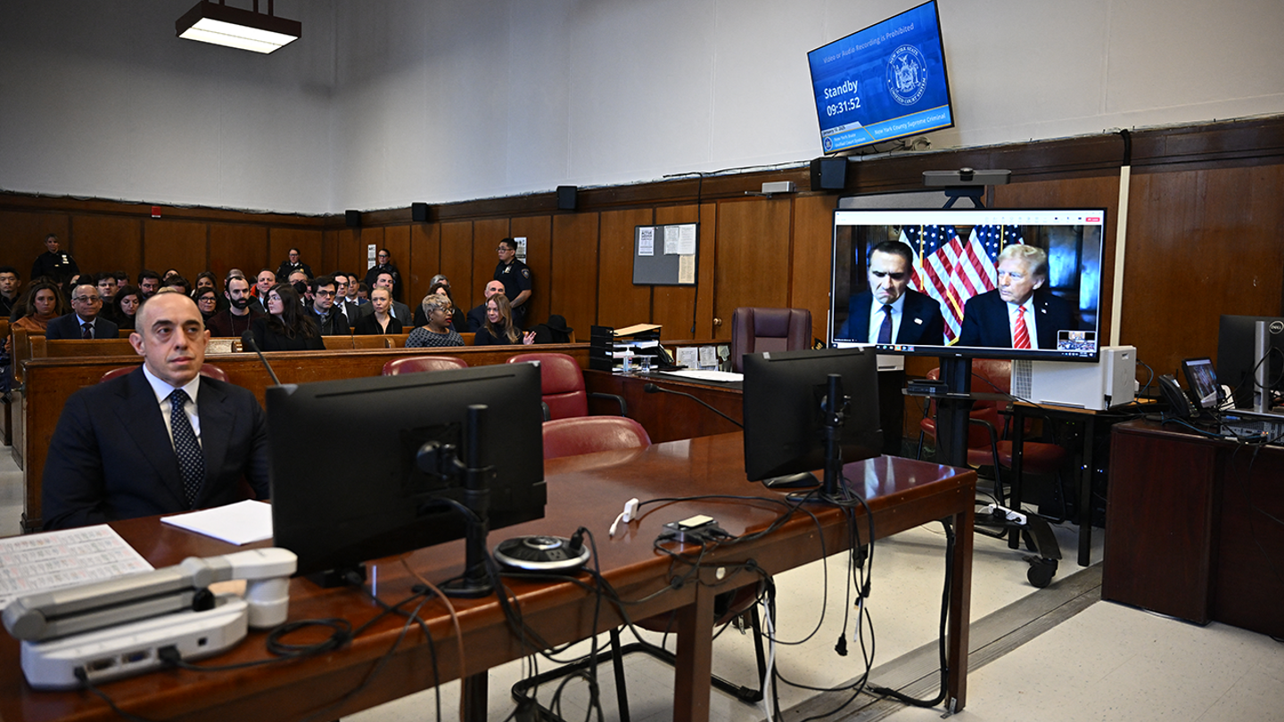 trump sentencing remote appearance