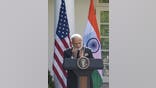 President Donald Trump and Prime Minister Narendra Modi of India, held a joint press conference in the Rose Garden of the White House, on Monday, June 26, 2017. (Photo by Cheriss May)