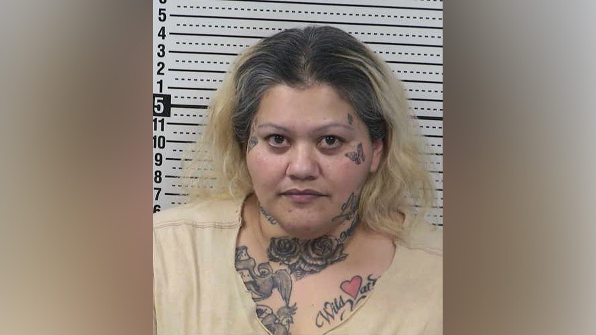 A mugshot of Veronica Madrid