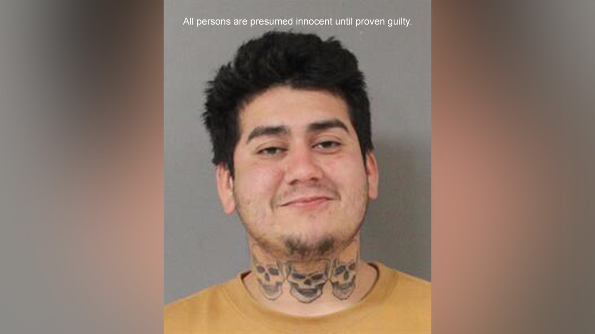 A mugshot of Aaron Silva-Marquez