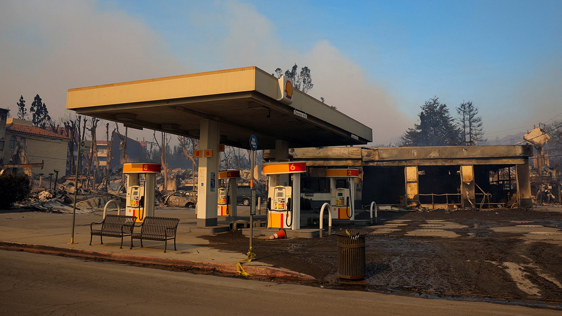 shell gas station after 