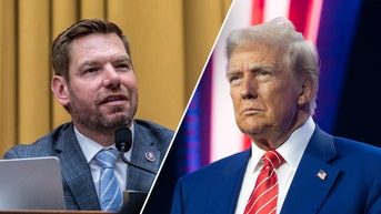 Eric Swalwell says military can be a 'check' on Donald Trump to 'save us' - Fox News