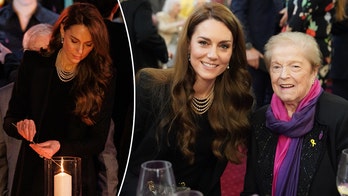 Kate Middleton visits Holocaust survivors in 1st official appearance after announcing cancer remission