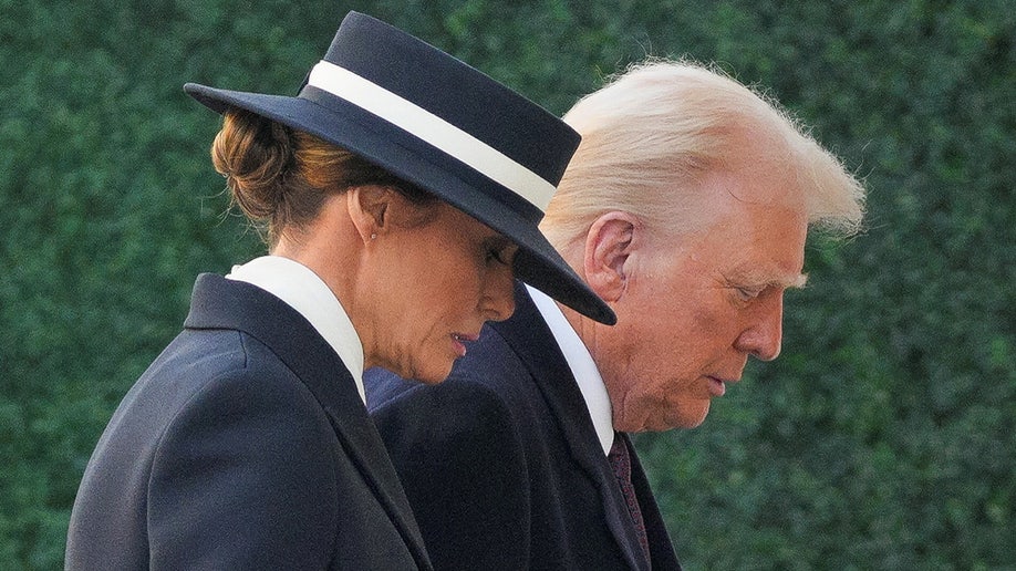 U.S. President-elect Donald Trump and his woman  Melania Trump get  for a work  astatine  St. John's Church connected  Inauguration Day of Donald Trump's 2nd  statesmanlike  term