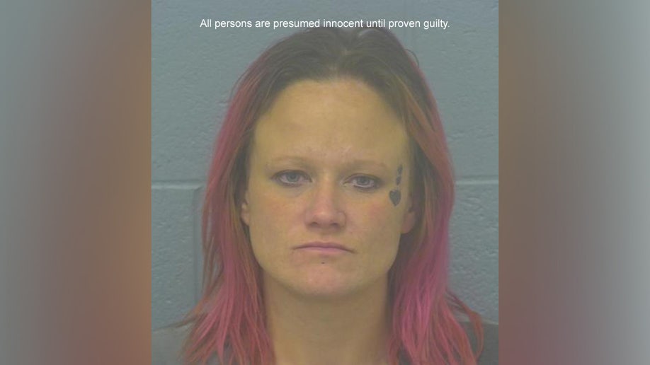 A mugshot of Courtney Osburne